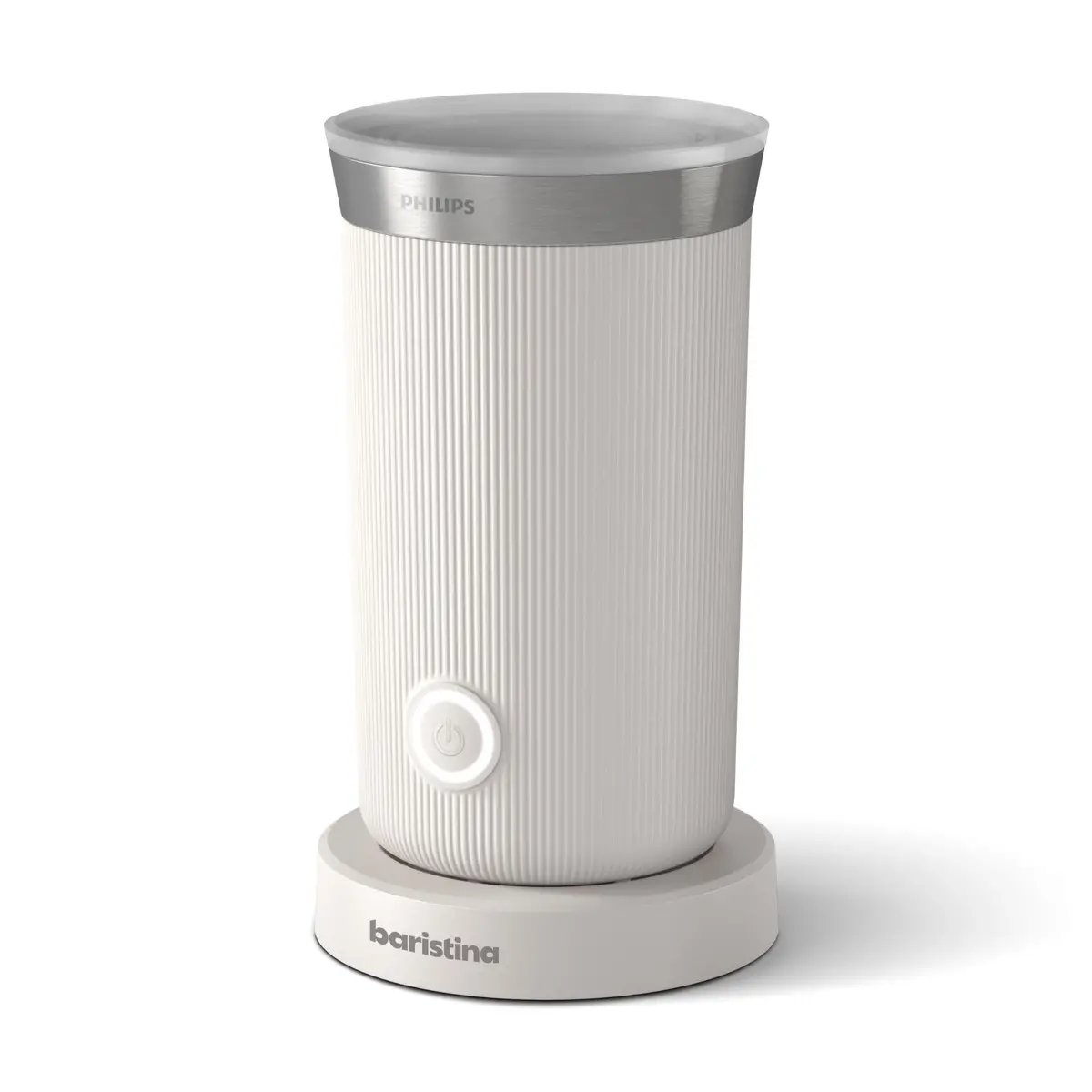Philips Baristina Hot & Cold Milk Frother (Cloud White) 2
