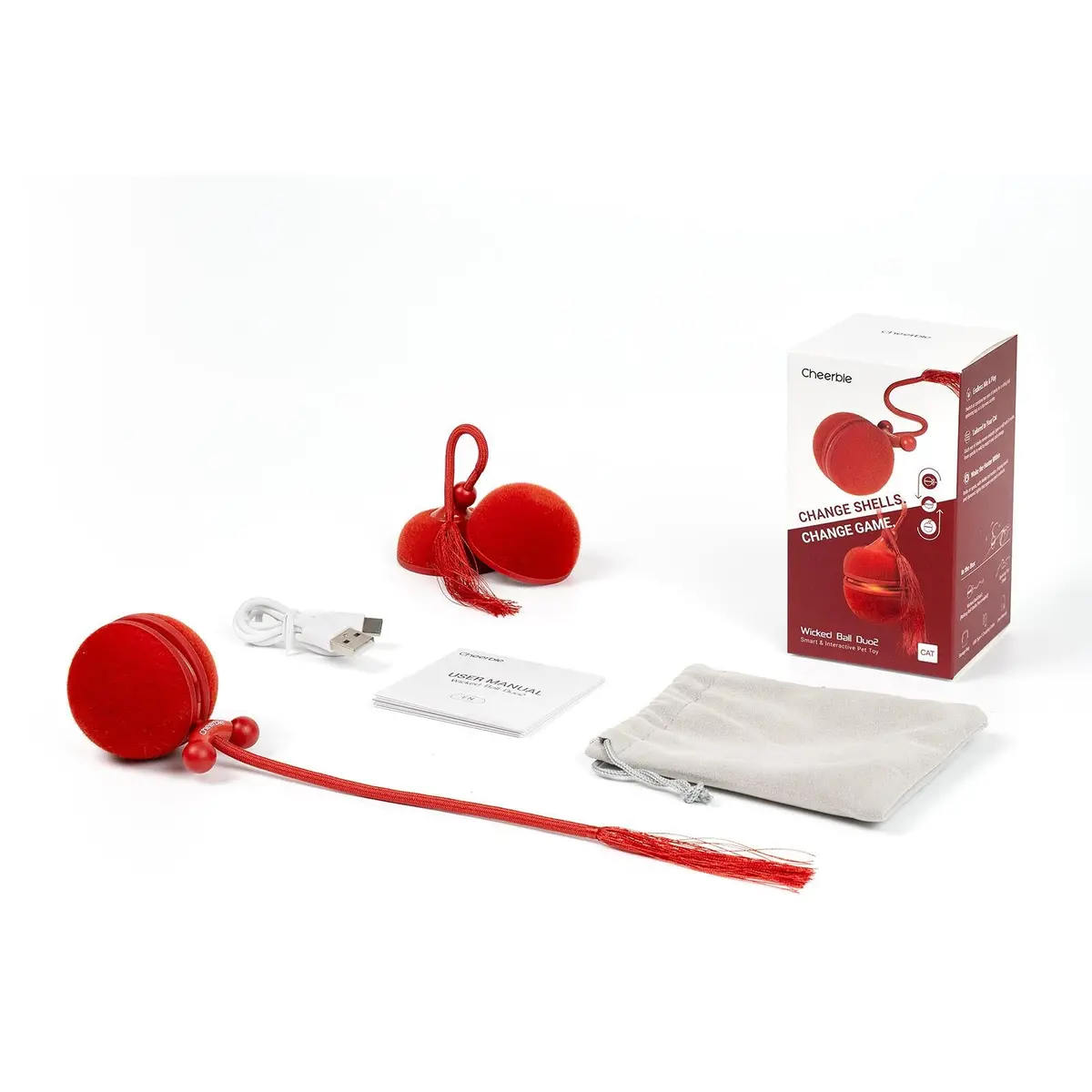 Cheerble Wicked Ball Duo 2 (Vintage Red) 1
