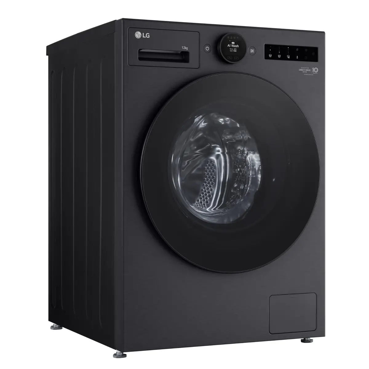 Lg Wx9-1412Mb Series 9 12Kg Front Load Washer (Matte Black) 2
