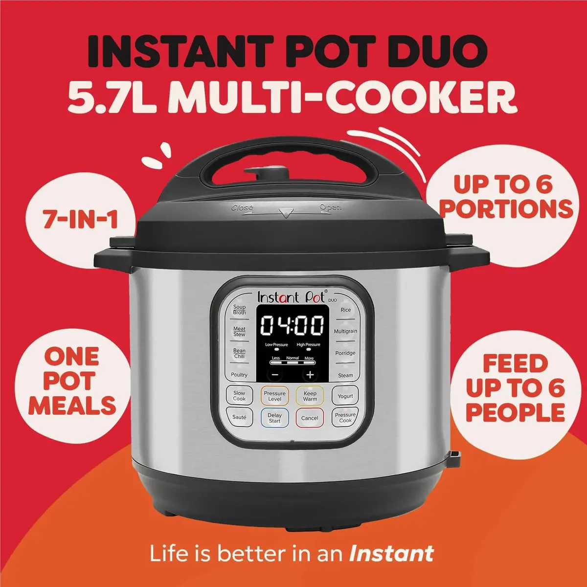 Instant Pot Duo 5.7L Multicooker 2