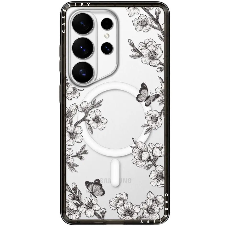 Casetify Compact Case For Galaxy S26 Ultra (Black Askura Garden) 1