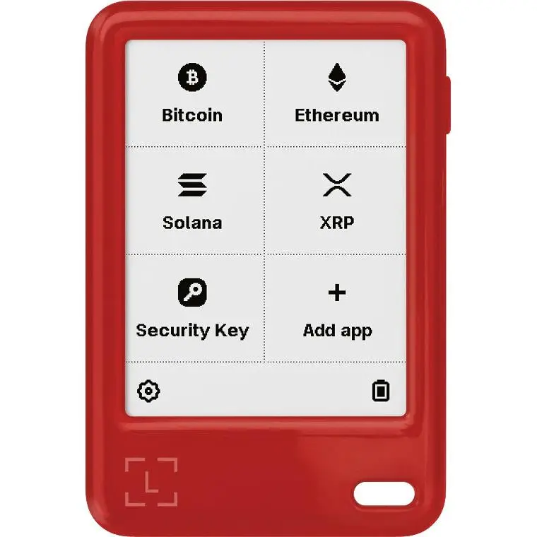 Ledger Nano Gen5 Hardware Wallet With Recovery Key (Cherry Red) 1