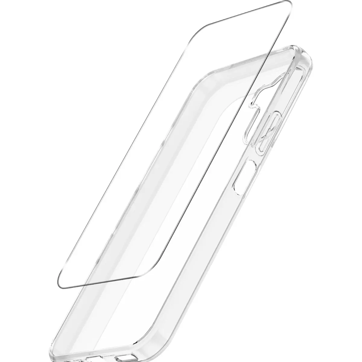 Itskins Essentials Bundle Case With Screen Protector For Oppo A6x 5G (Clear) 1