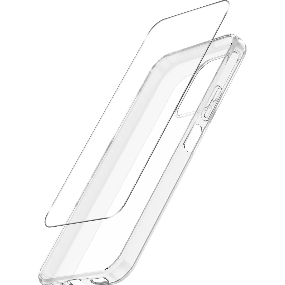 Itskins Essentials Bundle Case With Screen Protector For Oppo A6 5G (Clear) 1