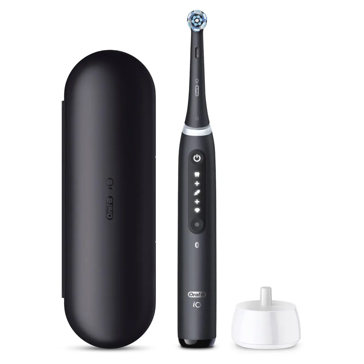 Oral-B Io 5 Personalised Clean Electric Toothbrush With Travel Case And 3 Brush Heads (Matte Black) 1