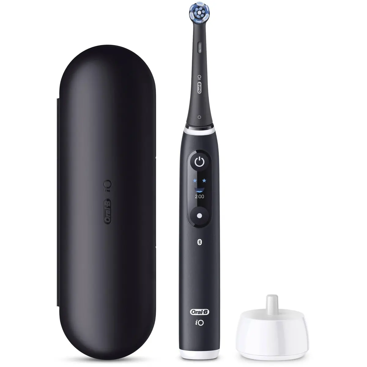 Oral-B Io 6 Connected Coach Advanced Clean Electric Toothbrush With Travel Case (Black) 1