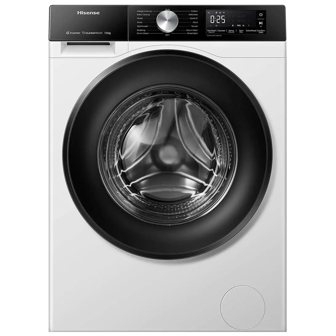 Hisense Hwf3s7514x Series 3S 7.5Kg Front Load Washing Machine (White) 1