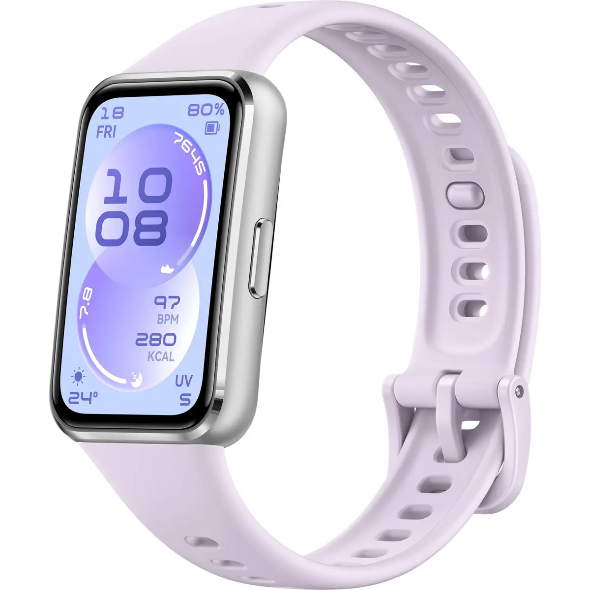 Huawei Band 11 Aluminium Alloy Case With Fluoroelastomer Strap (Purple) 1
