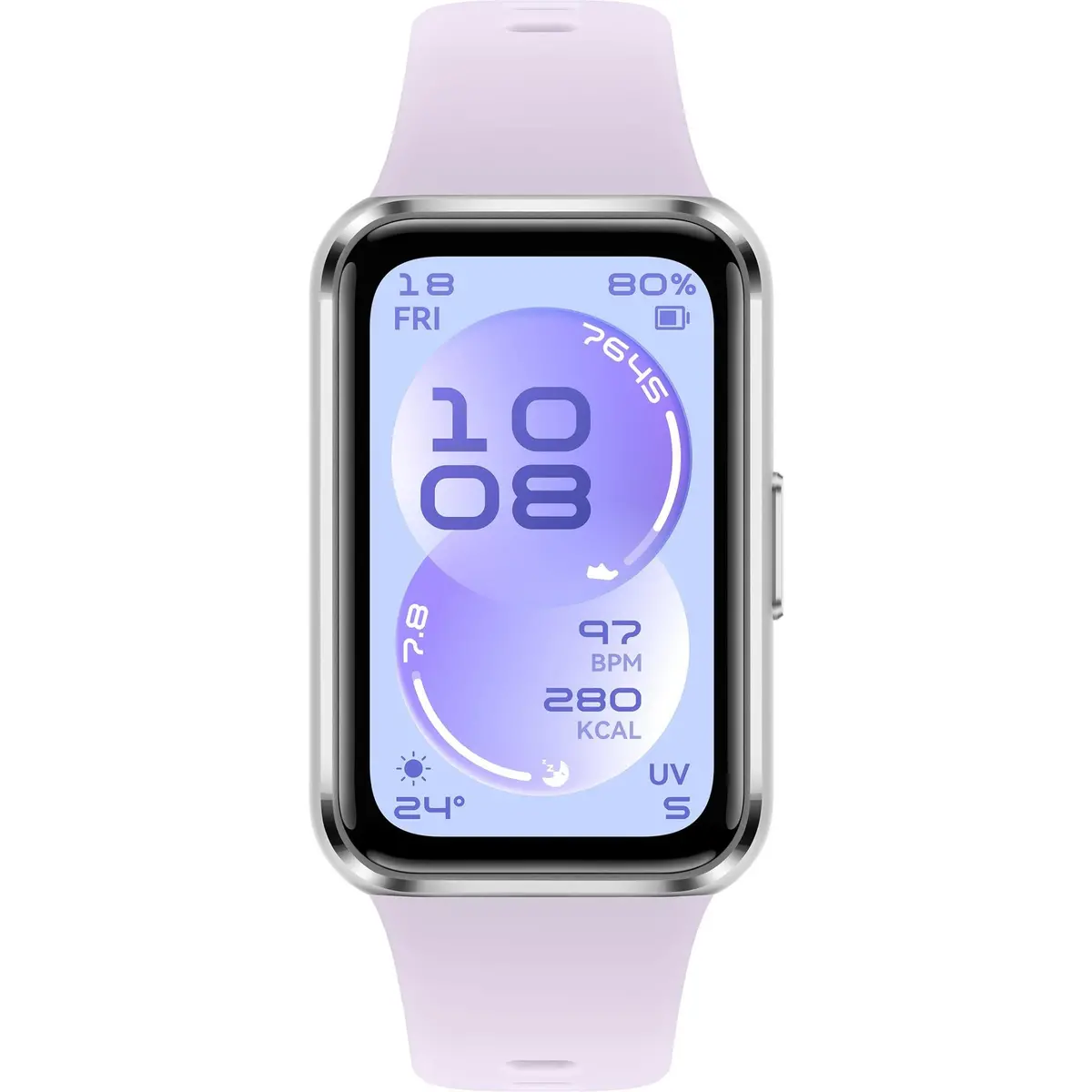 Huawei Band 11 Aluminium Alloy Case With Fluoroelastomer Strap (Purple) 2