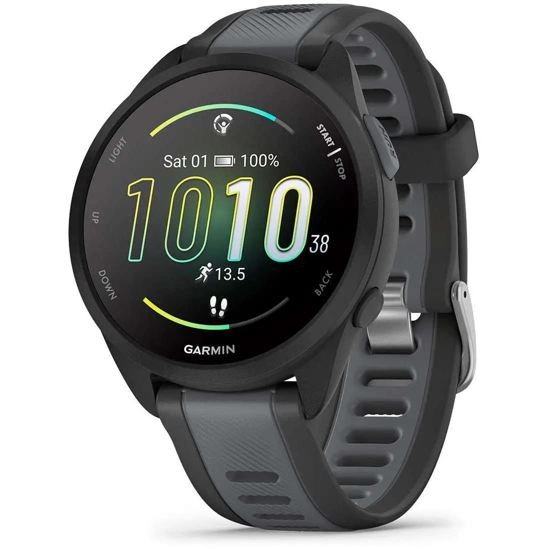 Garmin Forerunner 165 Smart Watch (Black/Slate Grey) 1