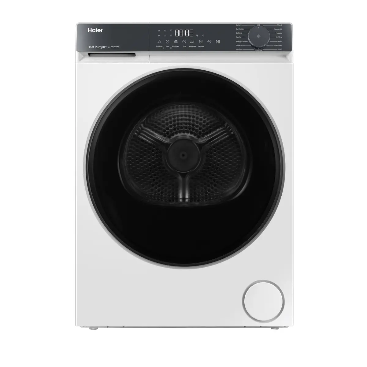 Haier Hdhps80kw1 300 Series 8Kg Heat Pump Dryer (White) 1
