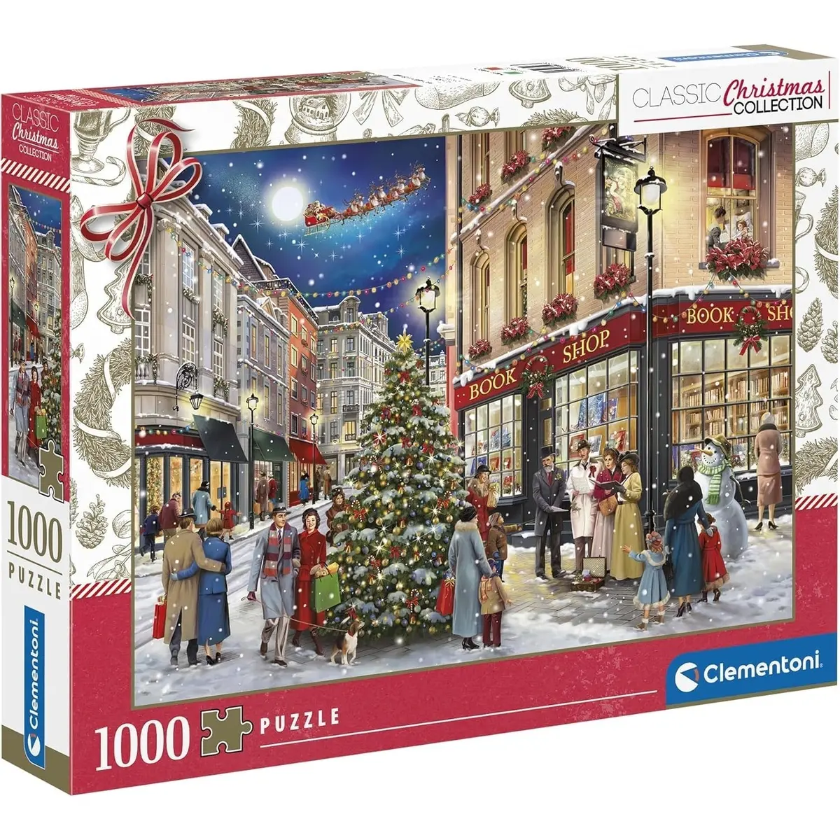 Clementoni Impossible Puzzle A Christmas Stroll 1,000-Pieces 1