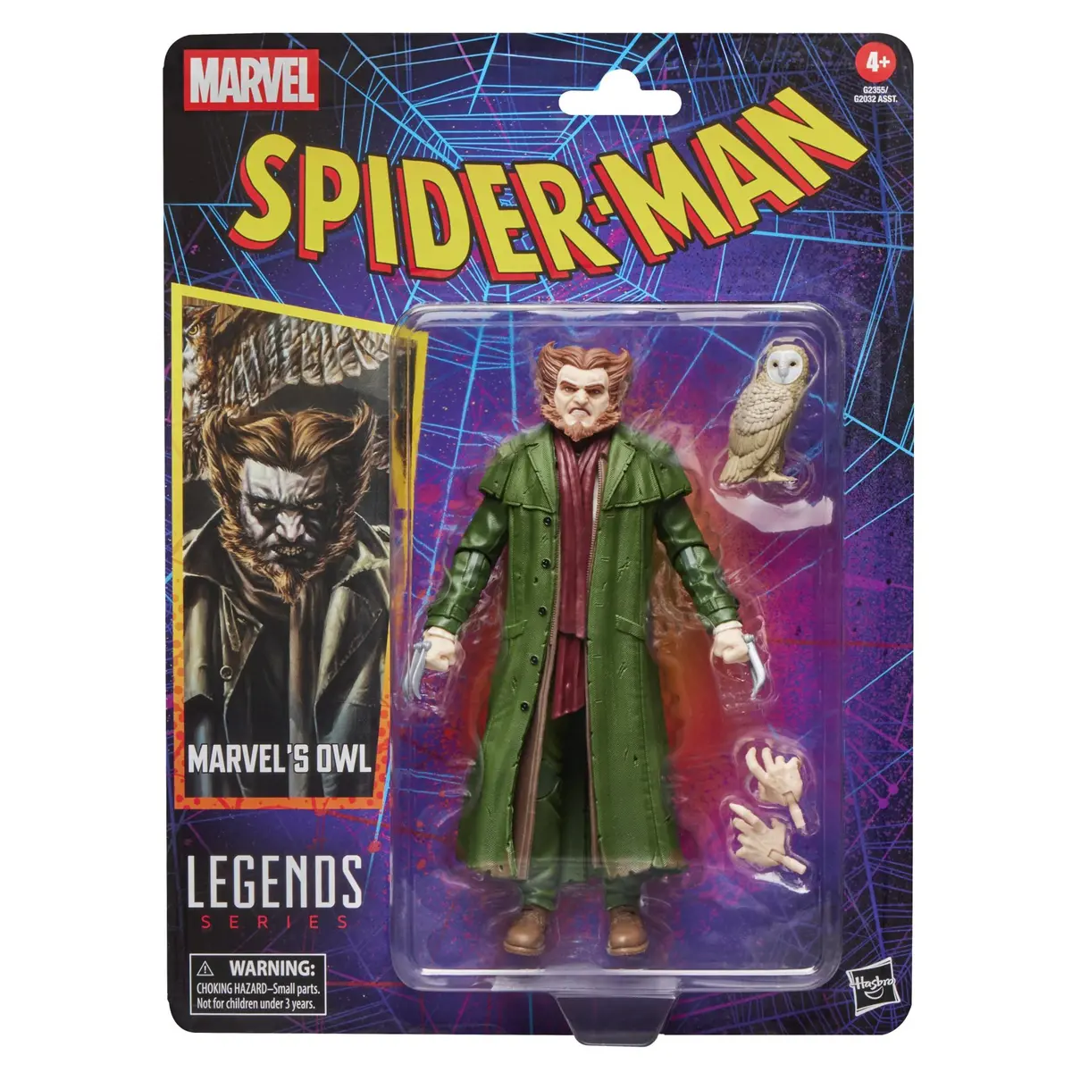 Marvel - Legends Series: Spider-Man Retro Owl Figure 2