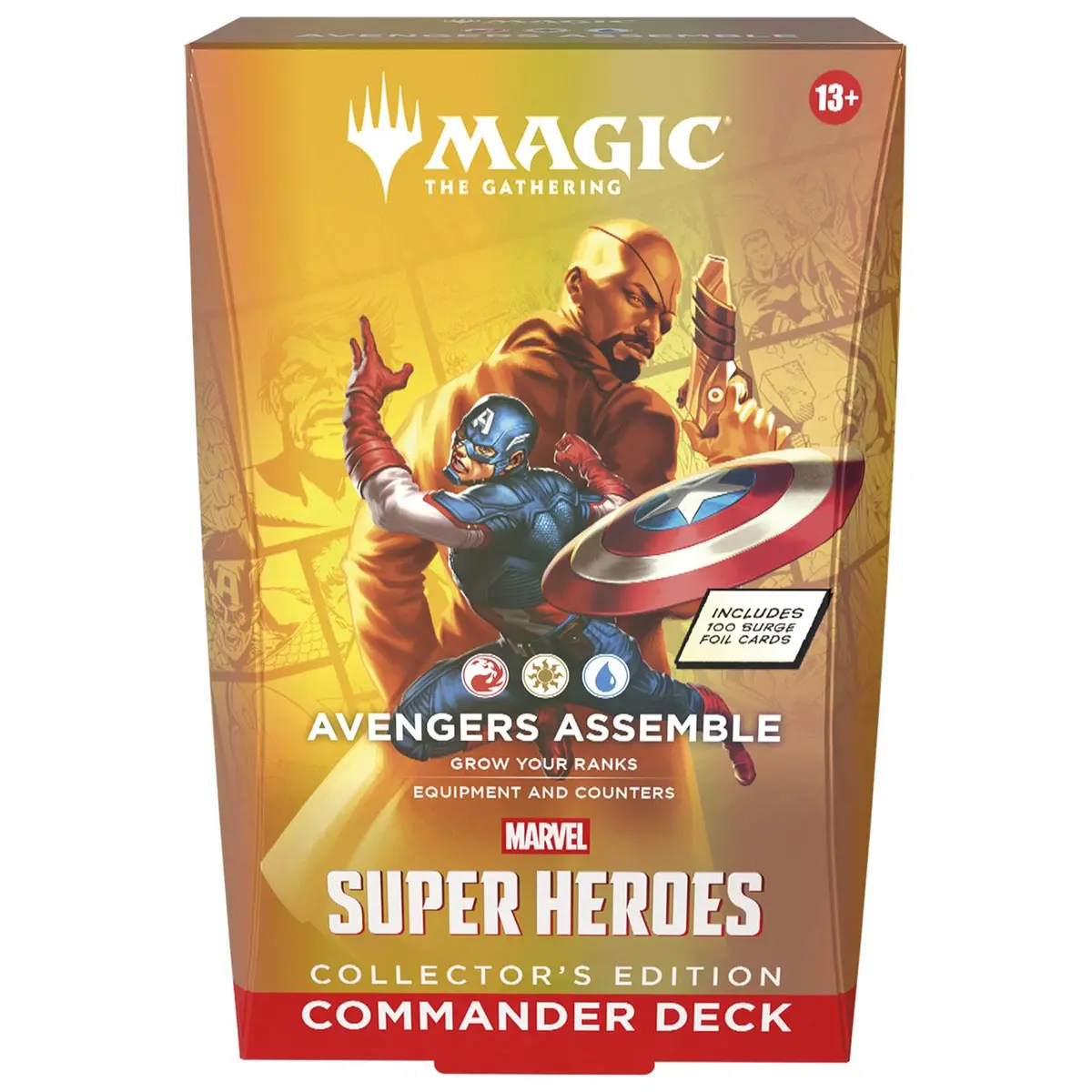 Magic The Gathering Trading Card Game - Marvel Super Heroes - Commander Deck Collector's Edition (Assorted Styles) 1