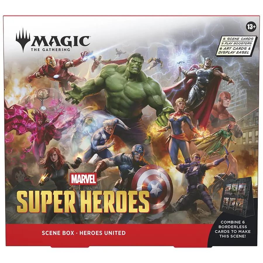 Magic The Gathering Trading Card Game - Marvel Super Heroes Scene Box (Assorted Styles) 1