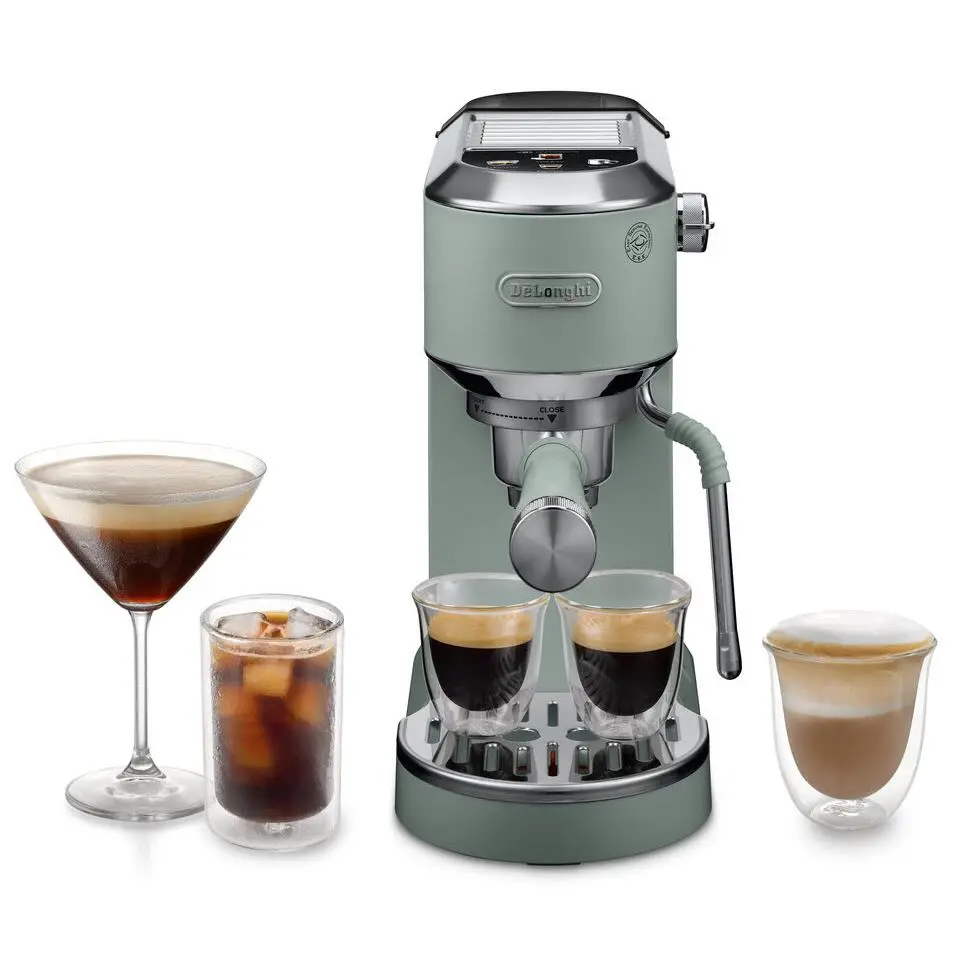 De'longhi Ec890bk Dedica Duo With Cold Brew Coffee Machine (Green) 1