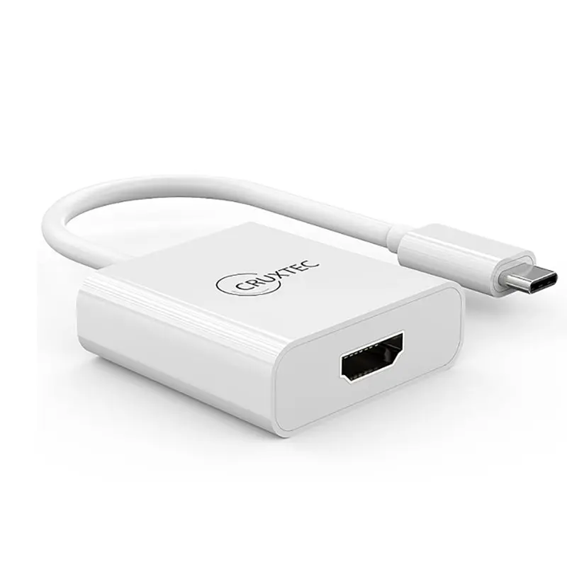 Cruxtec Type-C To Hdmi 4K Adapter (White) 1