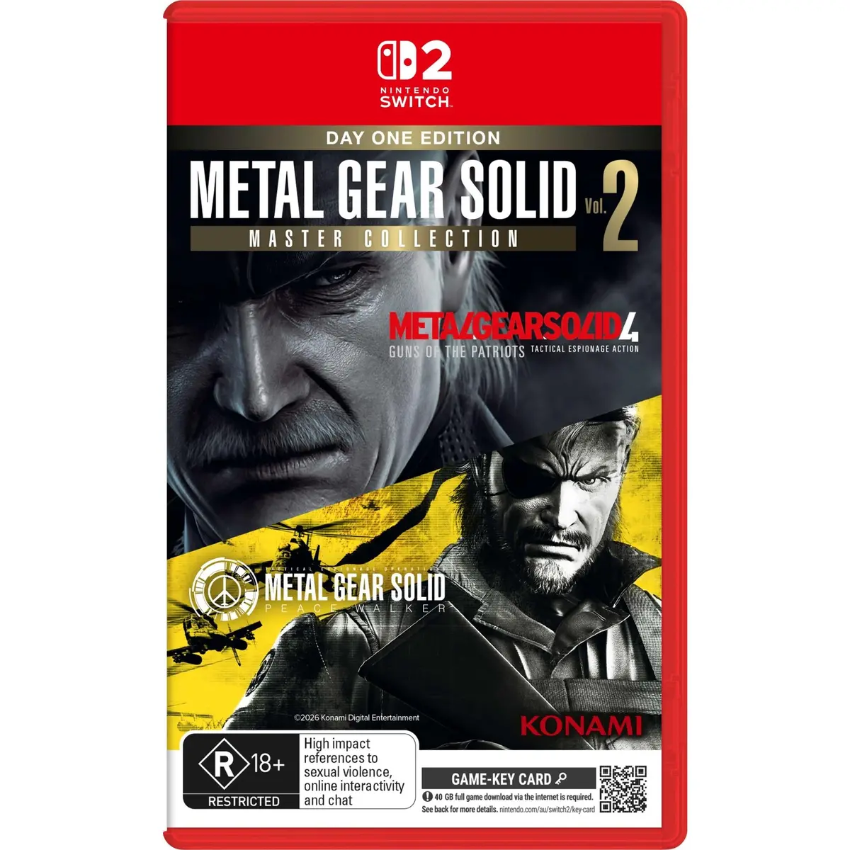 Metal Gear Solid: Master Collection Vol. 2  Day 1 Edition 1