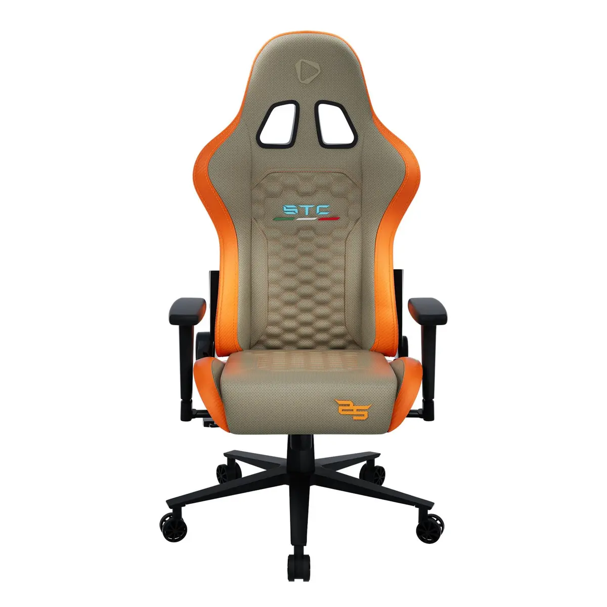 Onex Stc 25Years Limited Ed. Hardcore Gaming Chair - Sian Green/Orange + Cherry Mx 3.0S Rgb Gaming Keyboard Bundle 2