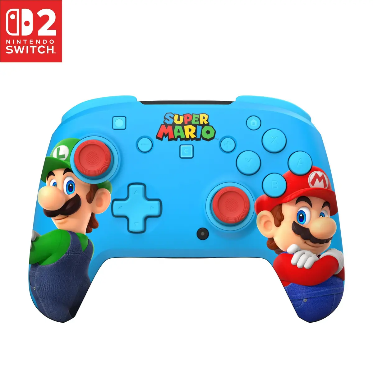 Turtle Beach Rematch Wireless Rgb Gaming Controller For Nintendo Switch 2 (Mario & Luigi) 1