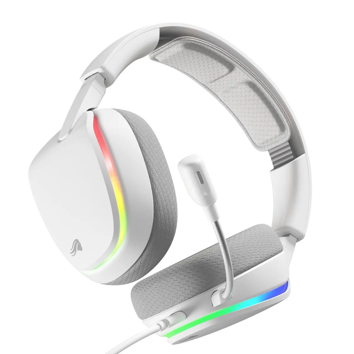 Glorious Ghs Eternal Rgb Stereo Rgb Gaming Headset For Ps5, Ps4, Switch And Pc (White) 1