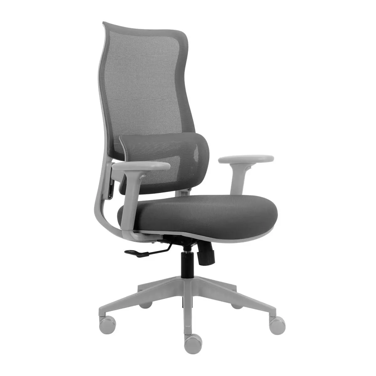 Tempur Tp2000 Ergonomic Mesh Fabric Office / Gaming Chair (Grey) 1