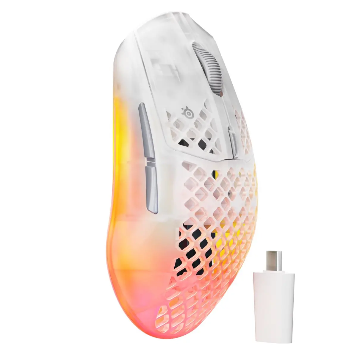 Steelseries Aerox 3 Wireless Gaming Mouse Ghost 1