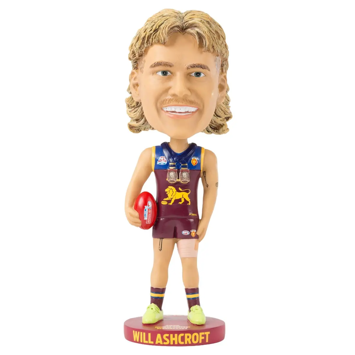 Afl - Brisbane Lions - Levi Ashcrost Bobblehead 1