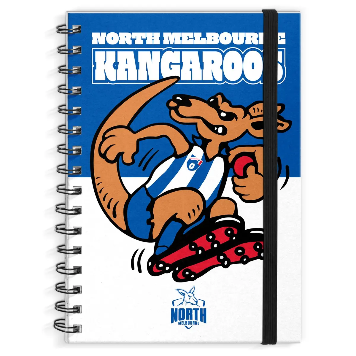 Afl - North Melbourne Kangaroos Hardcover A4 Spiral Notebook 1