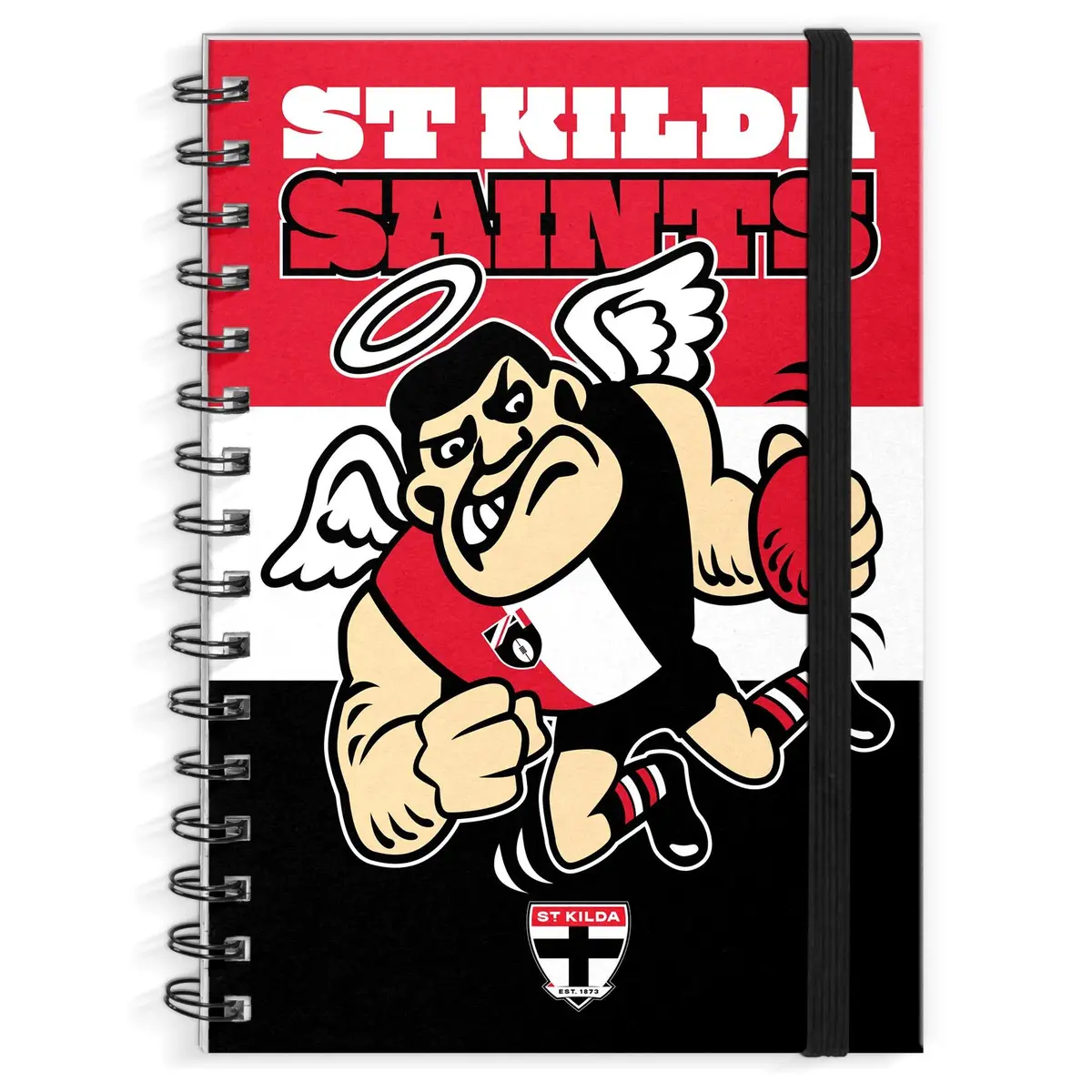 Afl - St Kilda Saints Hardcover A4 Spiral Notebook 1