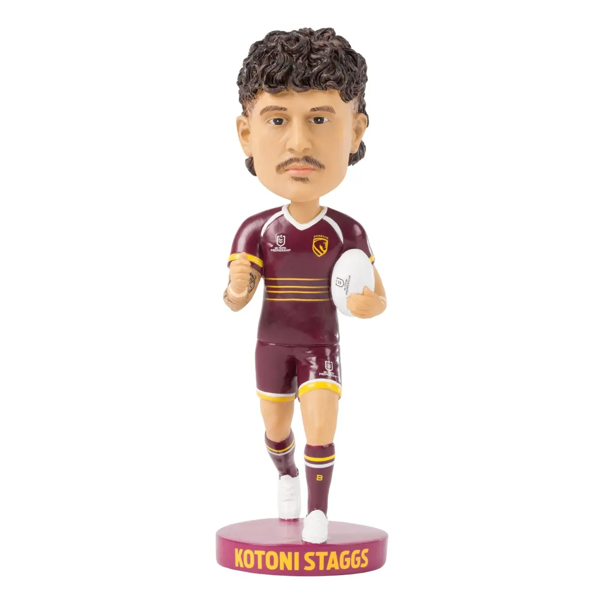 Nrl - Brisbane Broncos - Kotoni Staggs Bobblehead 1