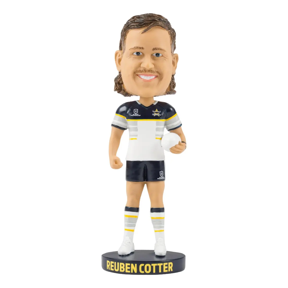 Nrl - North Queensland Cowboys - Reuben Cotter Bobblehead 1