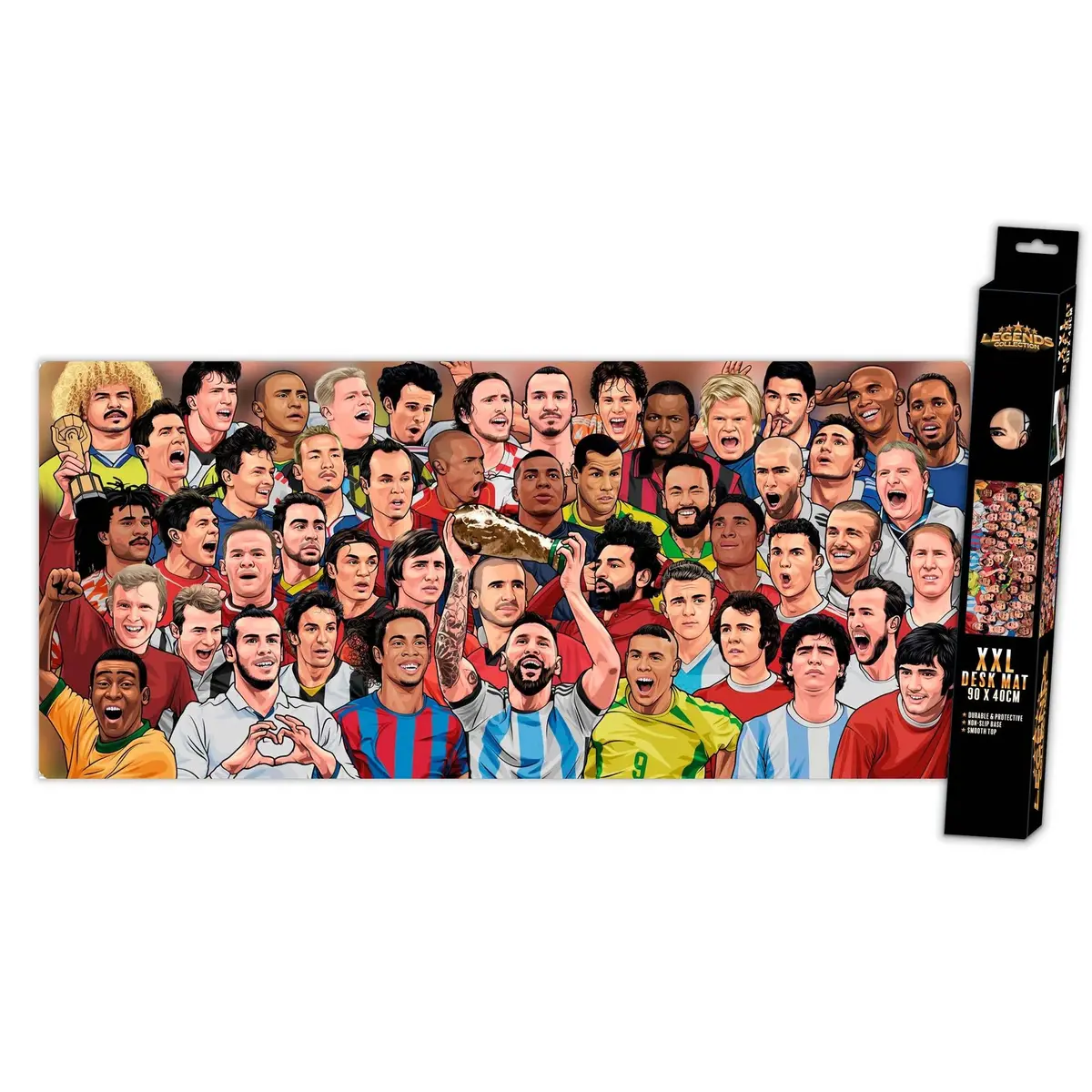Football Legends - Xxl Gaming Mat 1