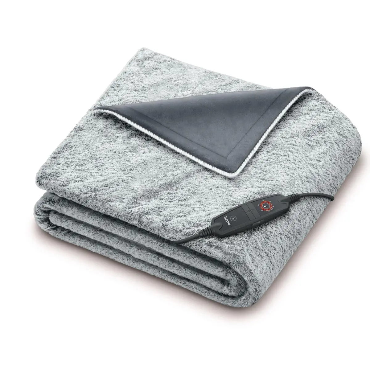Beurer Hd75ngp Super Cosy Heated Throw (Dark Grey) 1