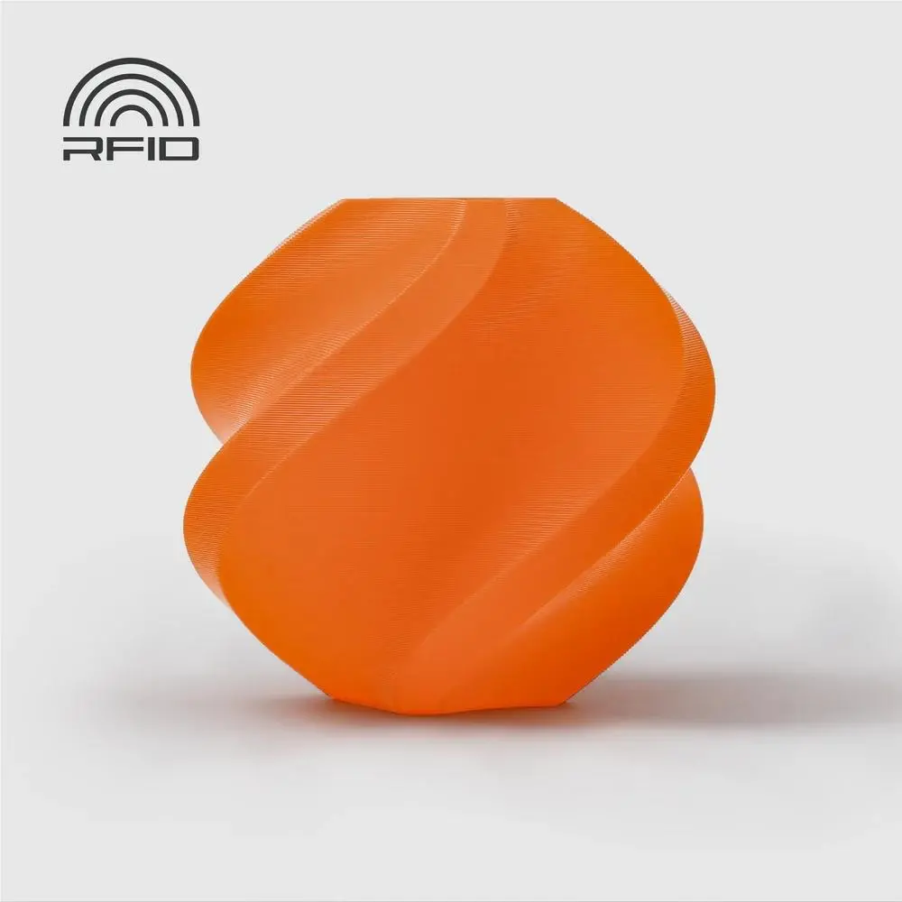 Bambu Lab A01-A2-1.75-1000-Spl Pla 3D Printer Filament With Spool (Matte Mandarine Orange) [1Kg] 1