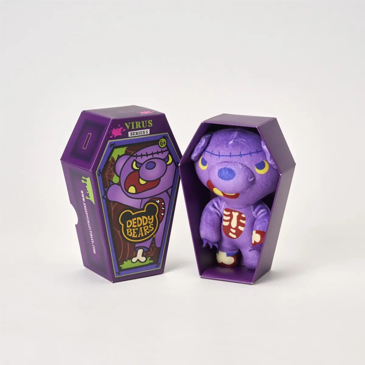 Virus Deddy Bear Plush In Coffin 1