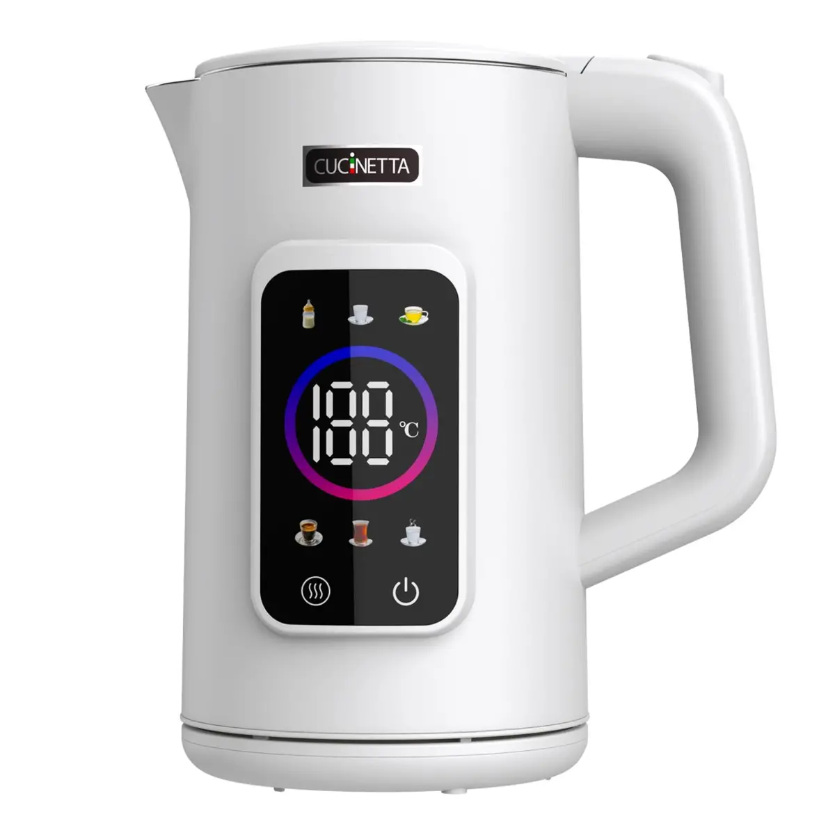 Cucinetta Digital 1.7L Variable Temperature Kettle 1