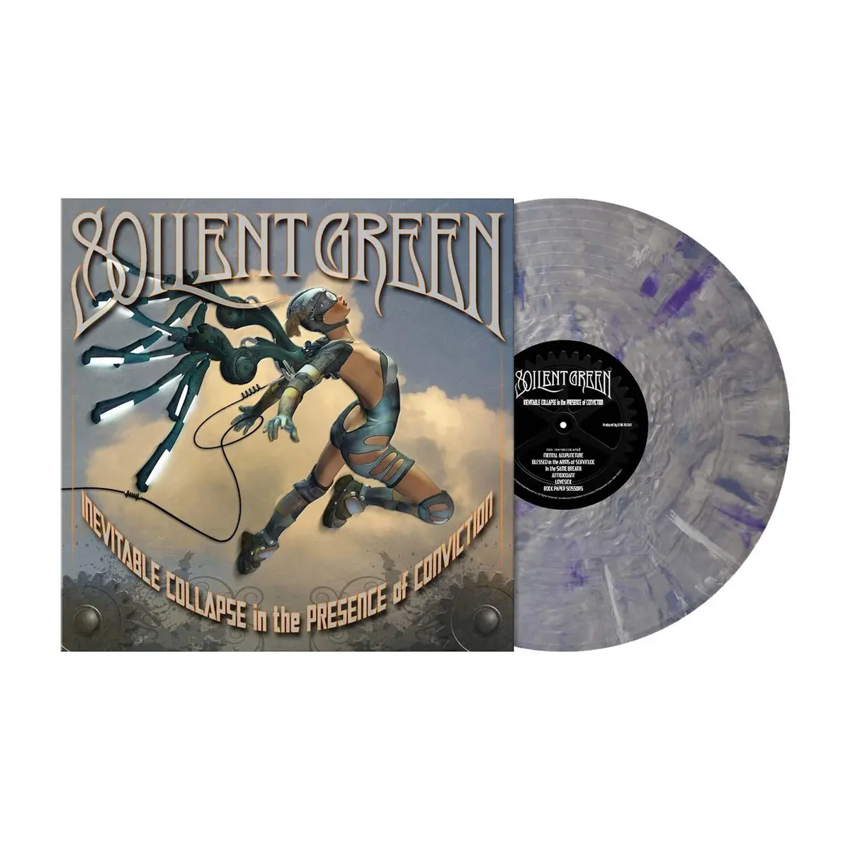Inevitable Collapse In The Presence Of Conviction (Metallic Silver / Purple Splatter Vinyl) 1