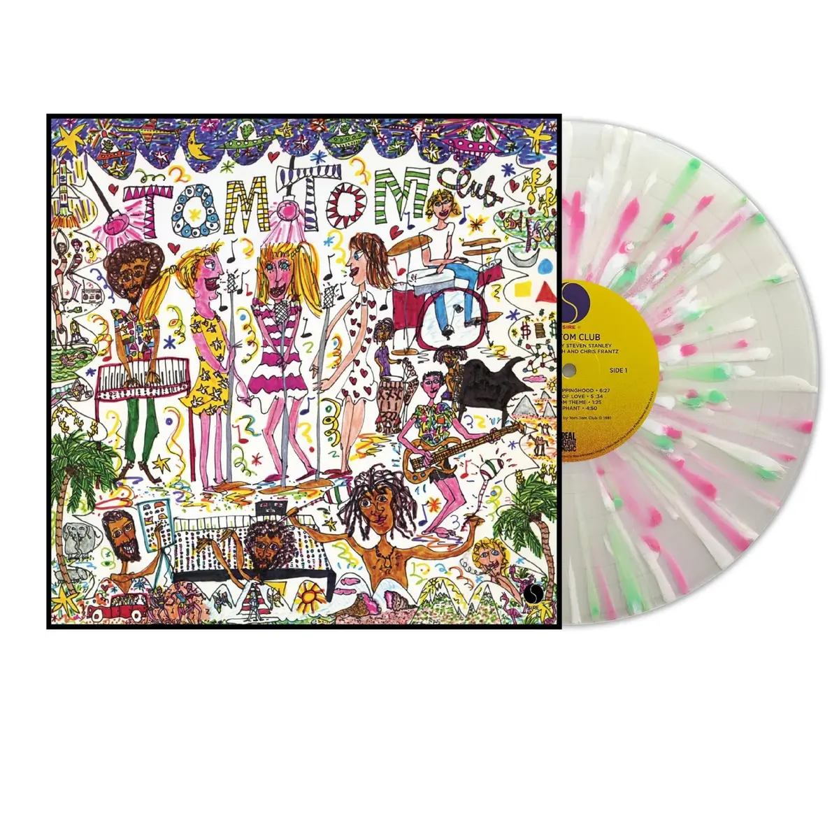 Tom Tom Club (Limited 45Th Anniversary Clear/Green/Pink/White Splatter Vinyl) 1