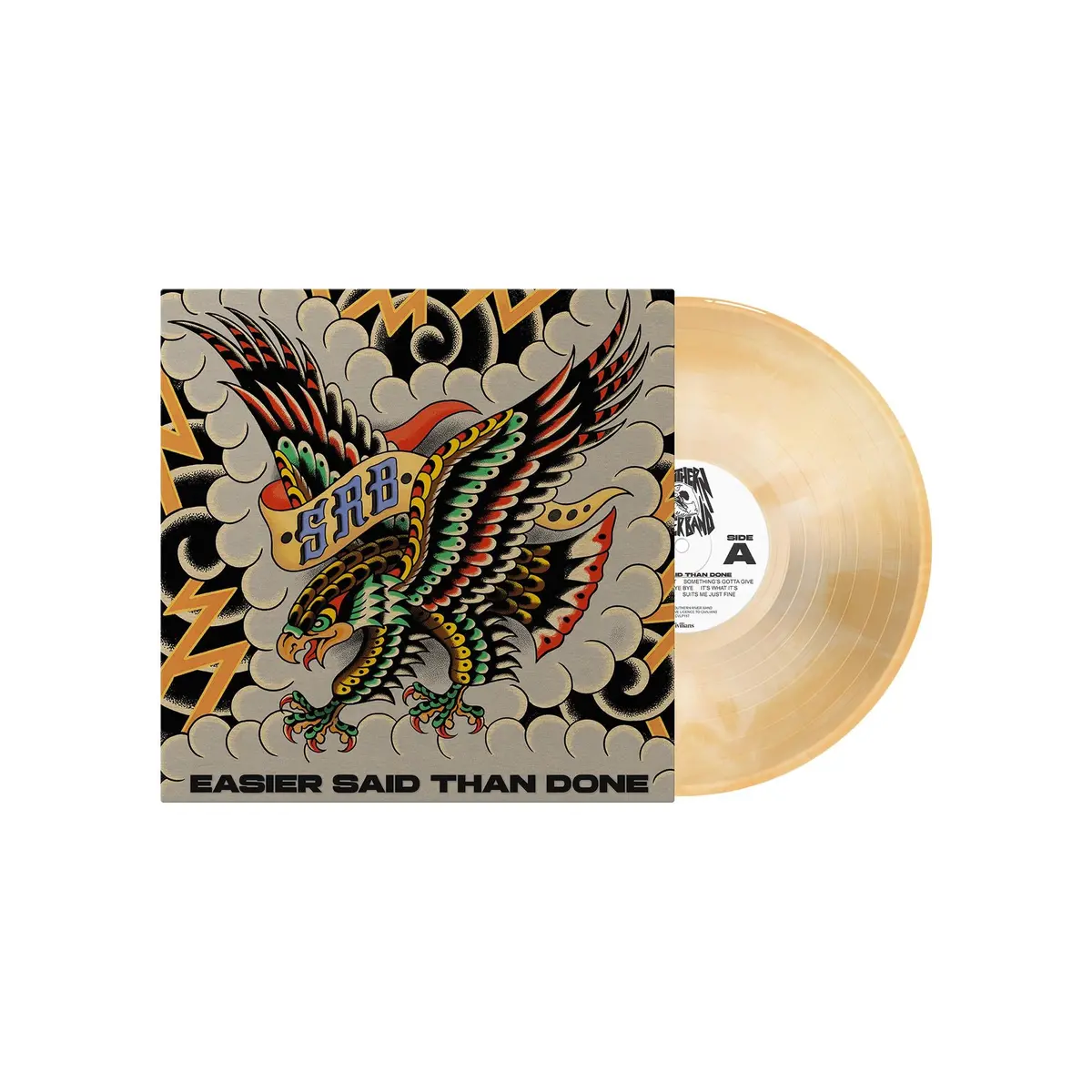 Easier Said Than Done (‘Goldeneye' Orange / White Marble Vinyl) 1
