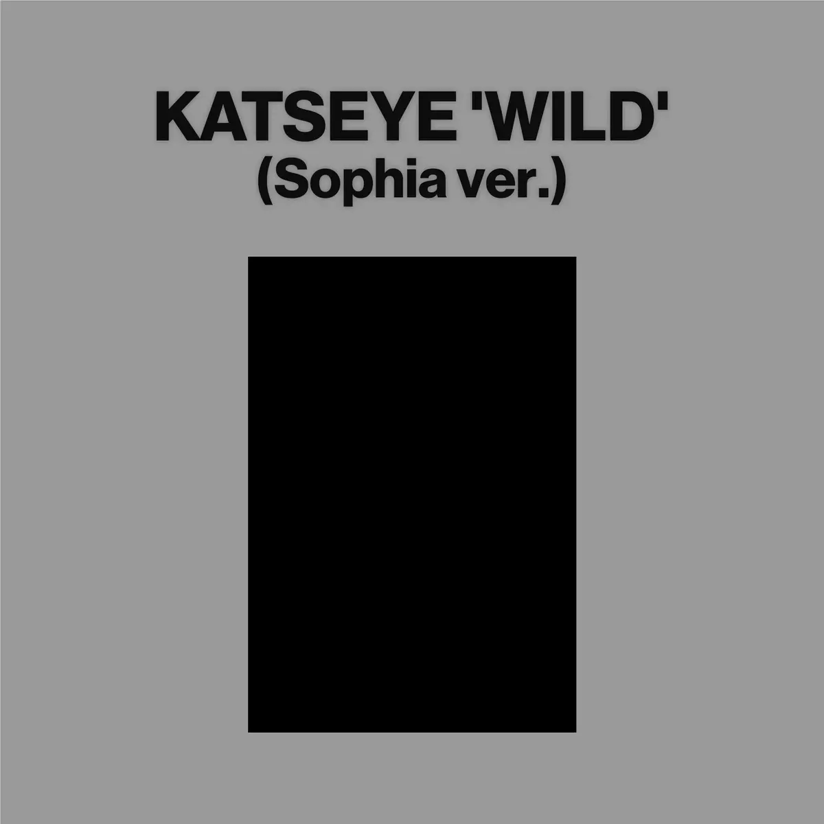 Wild (Member Ver. Sophia) 1