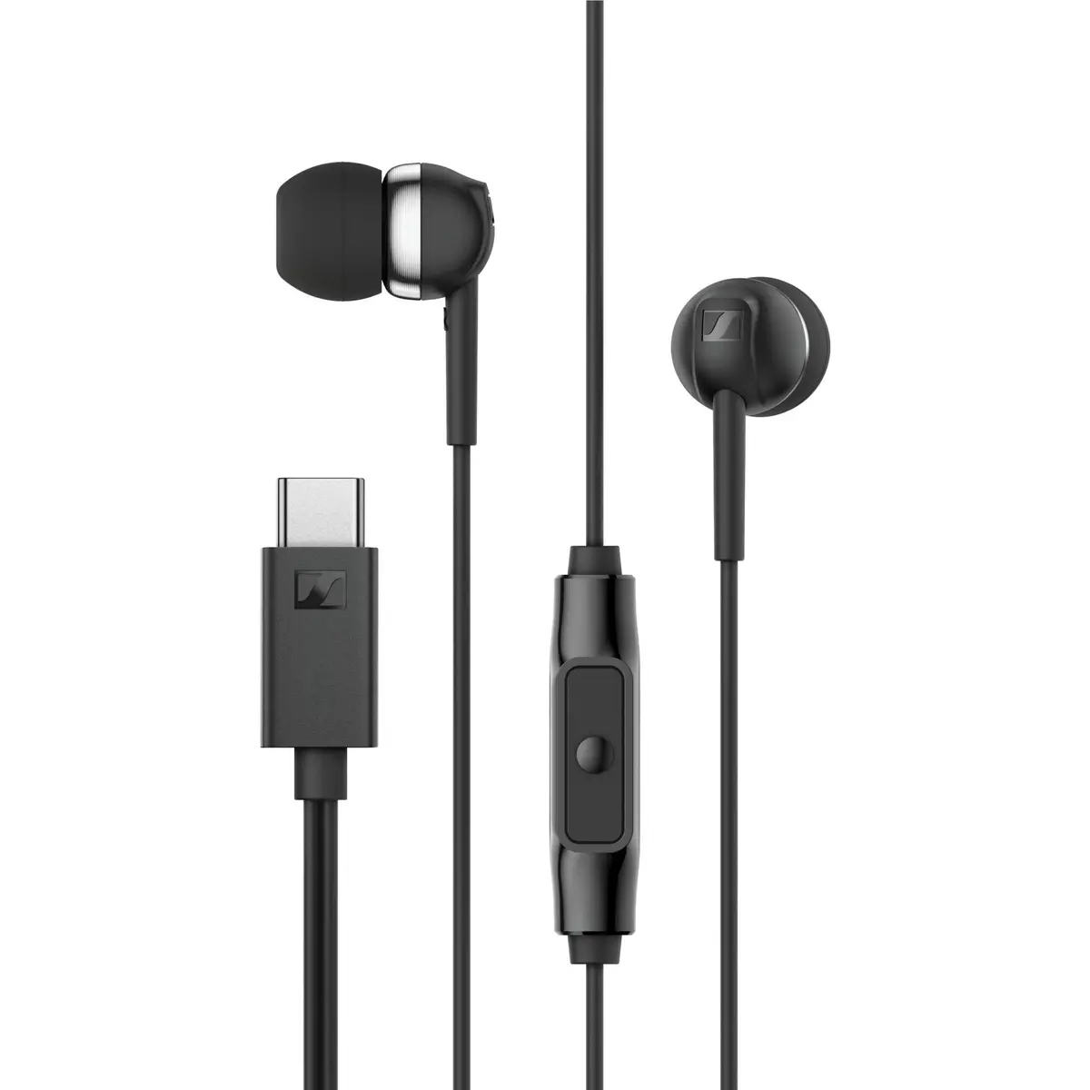 Sennheiser Cx 80U Wired Usb-C In-Ear Headphones (Black) 1