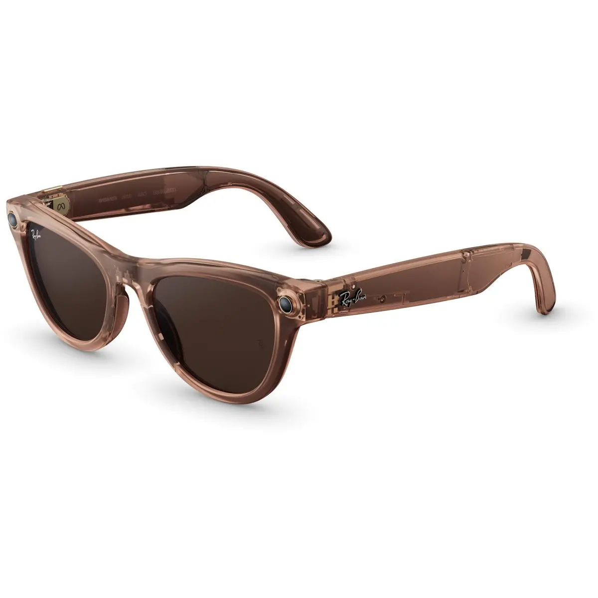 Ray-Ban | Meta Skyler Gen 2 Ai Glasses (Shiny Transparent Peach/Transitions Brown) 1