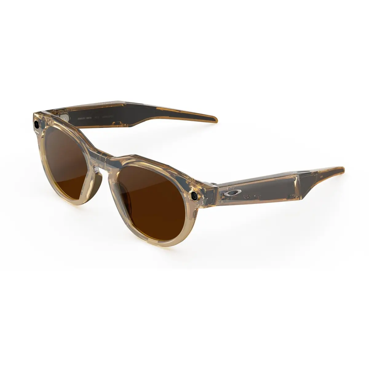 Oakley | Meta Hstn Ai Glasses (Transparent Curry Clear To Brown Transitions) 1
