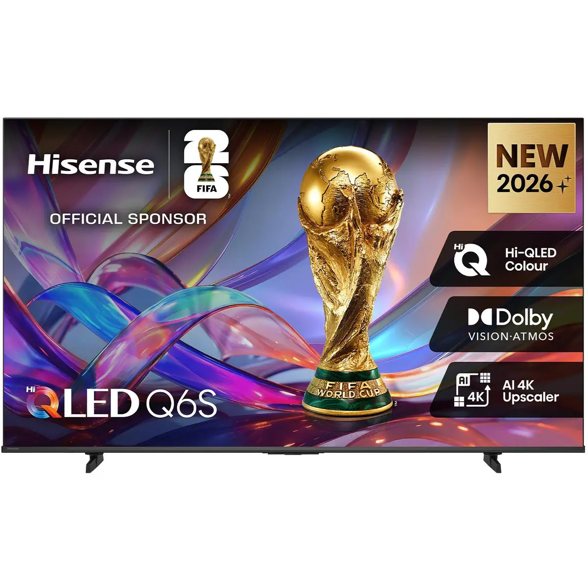 Hisense 43" Q6sau 4K Hi-Qled Smart Tv [2026] 1
