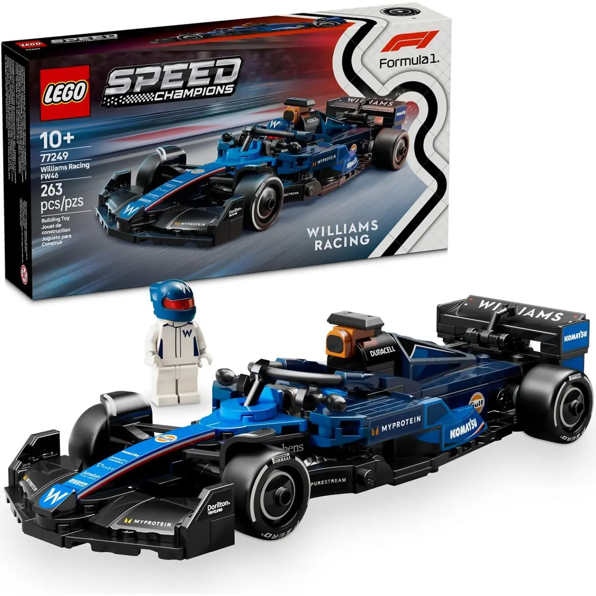 Lego 77249 Williams Racing Fw46 F1® Race Car - Speed Champions 1