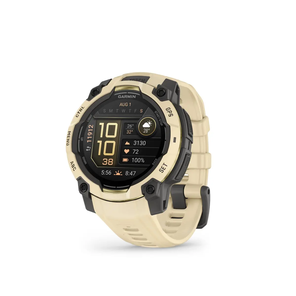 Garmin Instinct 3 45Mm Amoled Smart Watch (Citrine) 1