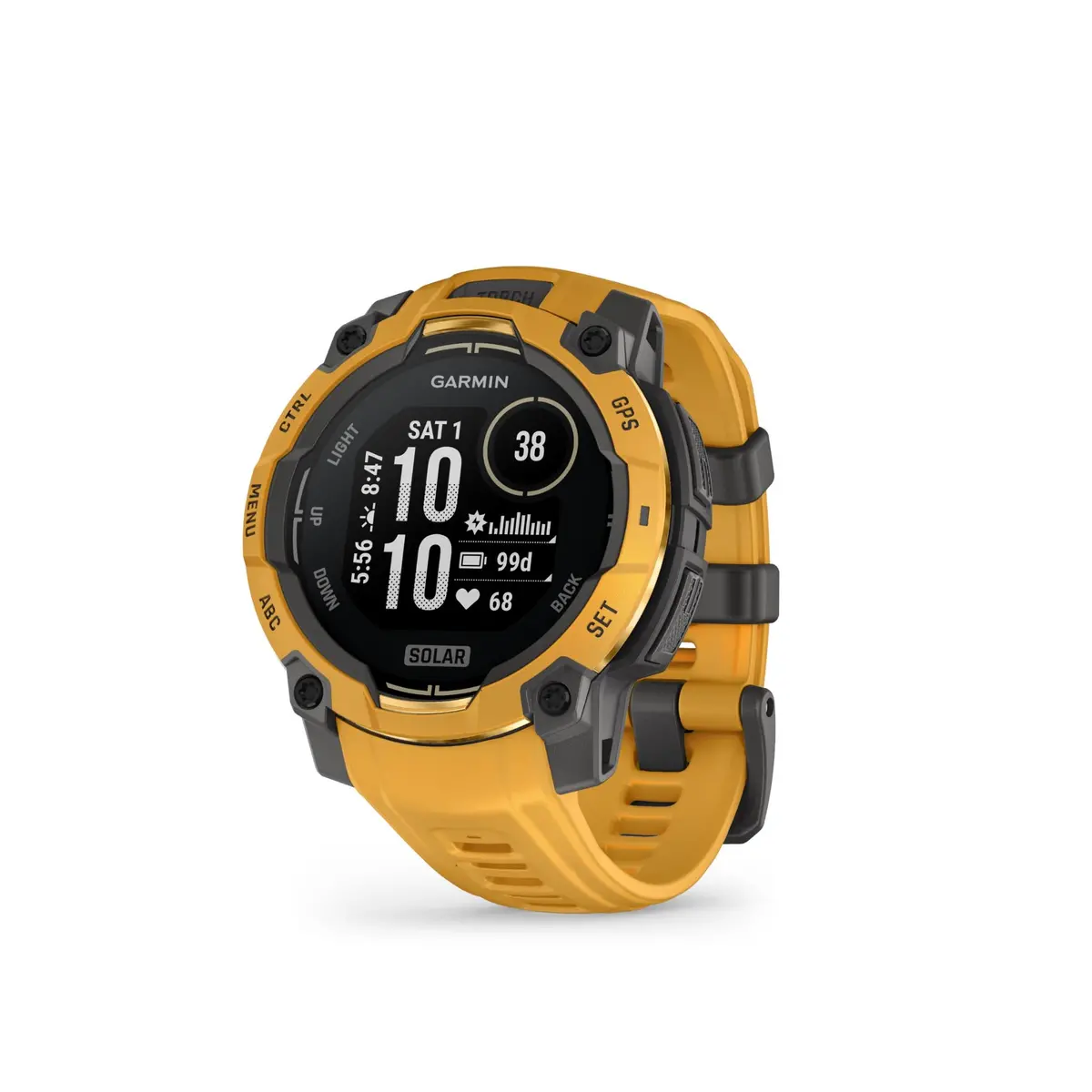 Garmin Instinct 3 45Mm Solar Smart Watch (Sunburst) 1