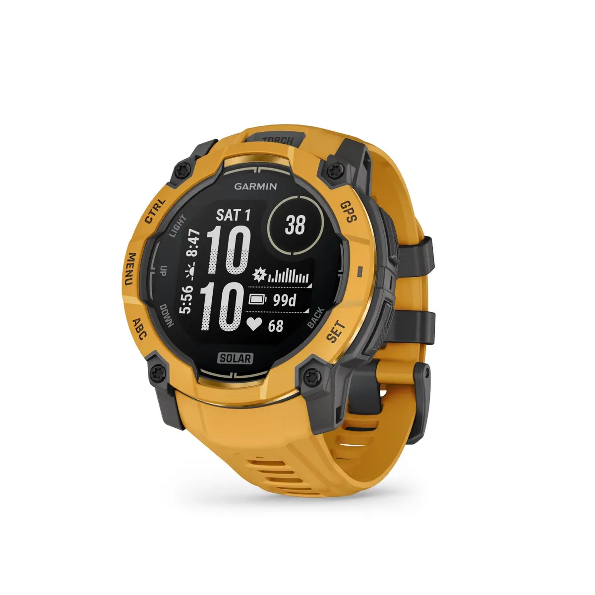 Garmin Instinct 3 50Mm Solar Smart Watch (Sunburst) 1