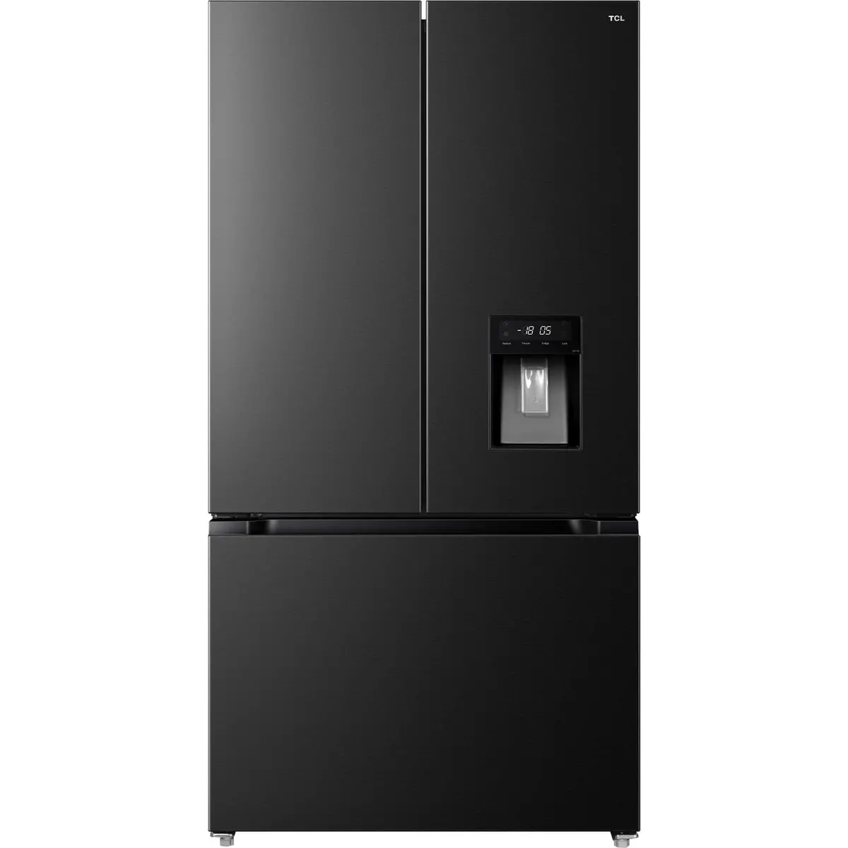 Tcl Trf576fhb 575L French Door Fridge (Matte Black) 1
